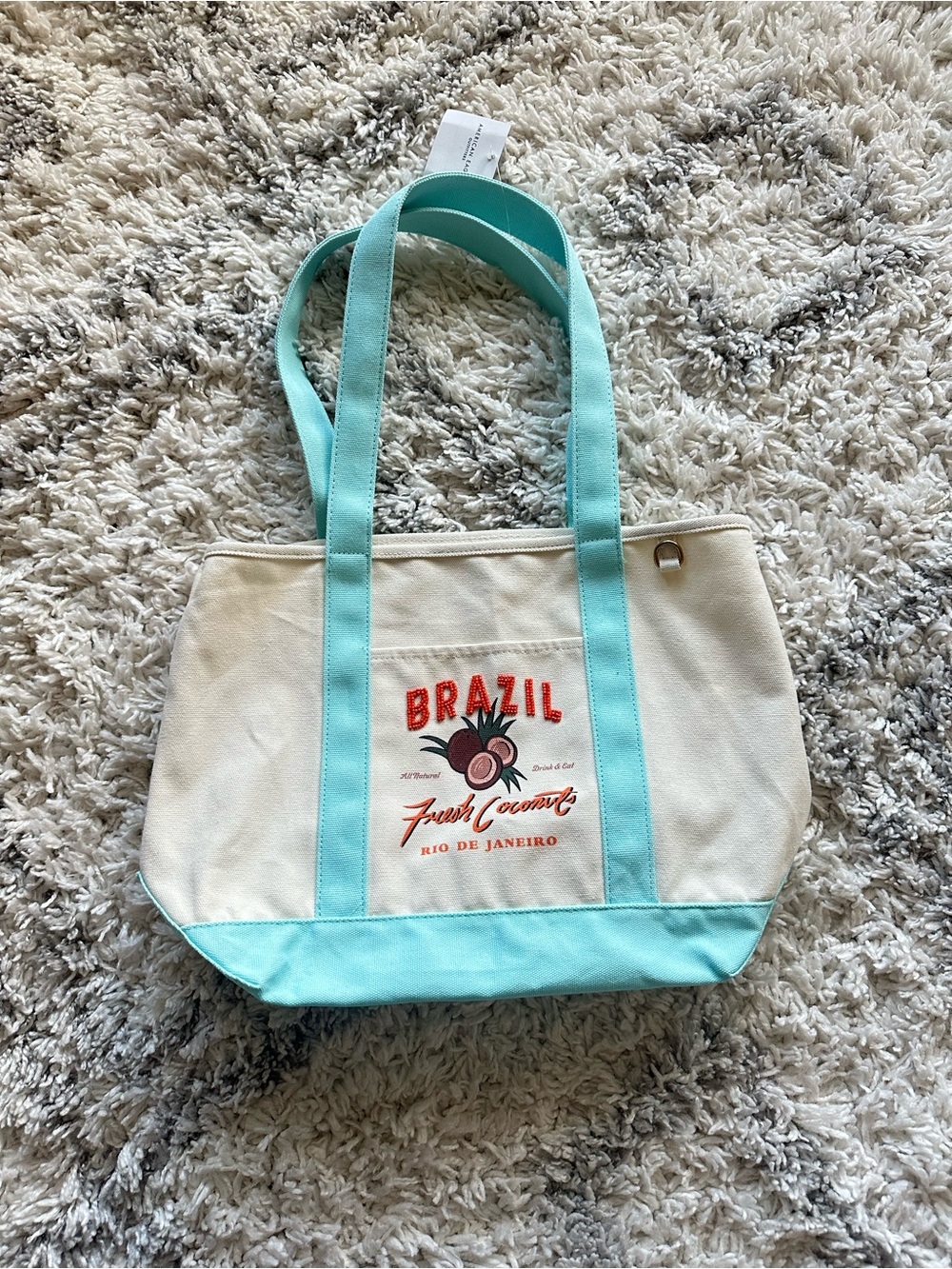 American Eagle AE Off-Duty Destination Tote blue